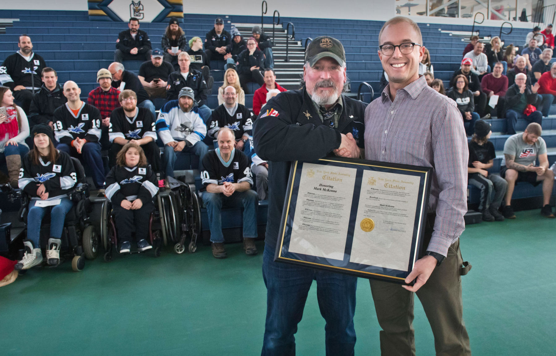 Sled hockey slides into Canton